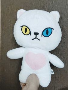 Kawaii White Cat Plush Toy
