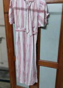 Jumpsuit with Neck Tie