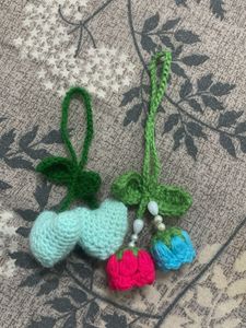 Handmade Crochet Hair Clips
