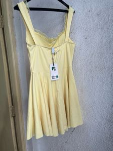 Cute Yellow Mini Dress
