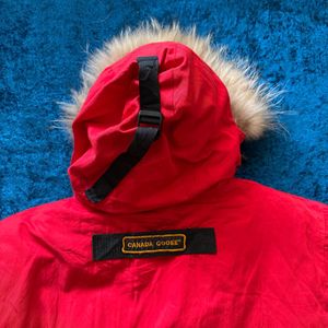 Canada Goose Red Down Puffer Jacket