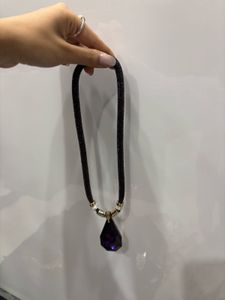 Elegant Amethyst Teardrop Pendant