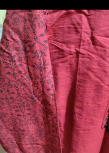 Red Embroidered Kurta