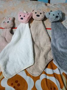 Cute Bear Hand Towels ( Pack Of 3)