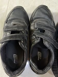 Force 10 By Liberty Black Velcro Shoes