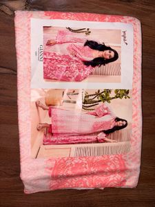 Elegant Pink Printed Kurta Set