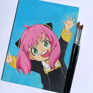 Anya Forger (Anime) Canvas Painting