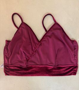 Velvet Crop Top