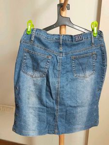 Denim Mini Skirt