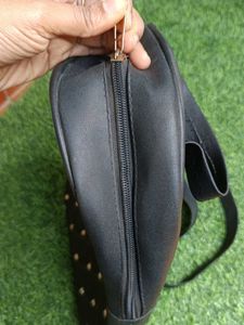 Stylish Quilted Black Backpack