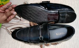 Men's Black Loafer Shoes