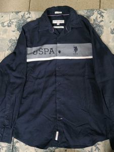 US Polo Assn Navy Blue Shirt for men
