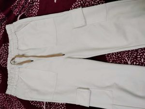 Stylish White Cargo Pants for Women