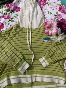 Striped Hoodie Sweater
