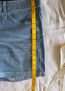 Light Wash Denim Shorts