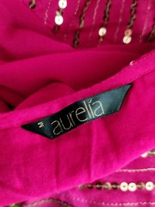 Pink Anarkali Kurti with Dupatta.. aurelia