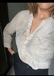 Forever21 Maroon Pant And A Beautiful M&amp;S Shirt
