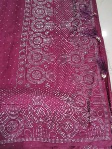 Designer Embellished Silk Saree