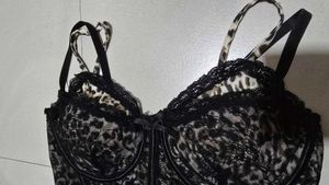 Leopard Print Lace Corset Top