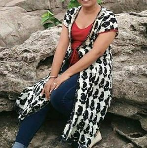 Boho Floral Long Shrug for Women
