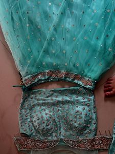 Sea Green Embellished Lehenga Set 🌸✨