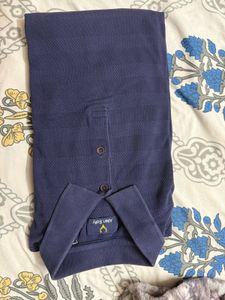 Allen Solly Men's Navy Blue Polo Shirt