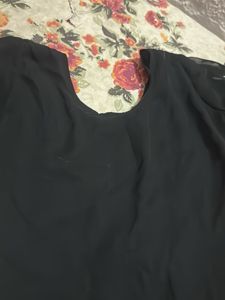 Elegant Black suit with Peacock Embroidery