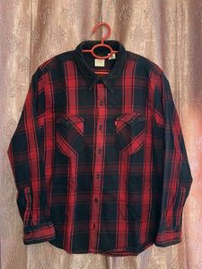 Levi's Red & Black Plaid Shirt