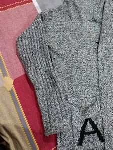 Long Hudded Sweater With Cap Never Used