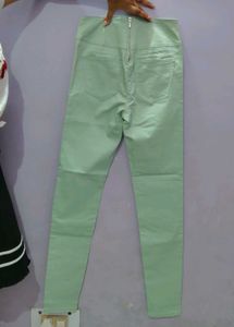Soft Green Jeans