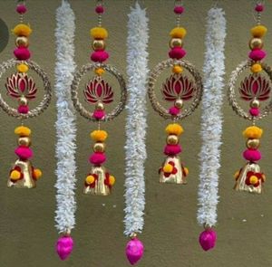 Lotus+gajra Wall Hanging