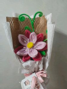 Handmade pipecleaner lotus Flower Bouquet