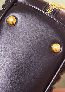 Miu-Miu Black Quilted Leather Ba