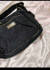 Stylish Quilted Black Shoulder Bag