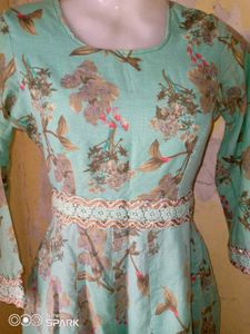 Beautiful Floral Print Gown