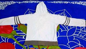 White Zip-Up Hoodie