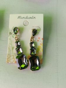 Combo 10pairs Korean Glassstone Earrings