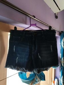 denim shorts
