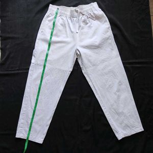 Cream Unisex Pants Freesize