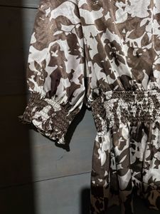 Floral Wrap Blouse