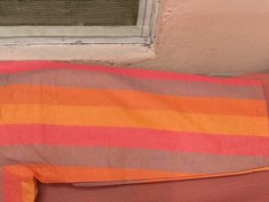 ComboOffer-New StripedOrangeWomen Kurtas-2+Plazzo