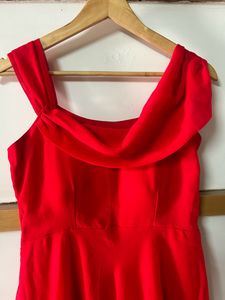 Red Western Gown