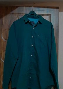 Tommy Hilfiger Green Button-Down