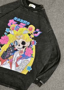 Unisex Anime skull graphic tshirt ❄️