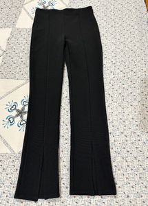 Completely new Black Flare Pants with Slits