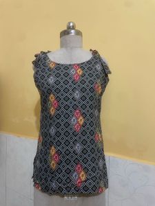 Boho Chic Geometric Print Kurta