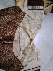very beautiful  paded sareee with blouse