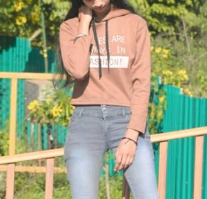 Brown Graphic Hoodie