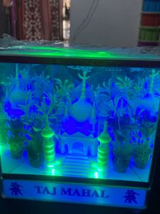 Taj Mahal Showpiece for Gift With Lighting System