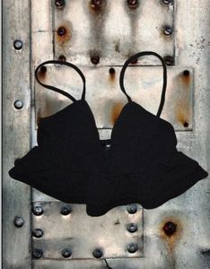 Chic Black Crop Top